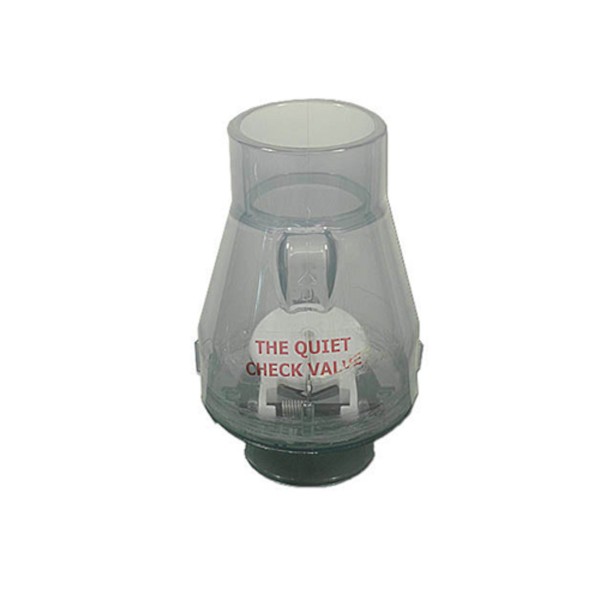 Check Valve, Magic, 1/2lb Spring, 2"S x 2"S, Clear : 0821-20C