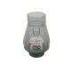 Check Valve, Magic, 1/2lb Spring, 2"S x 2"S, Clear : 0821-20C