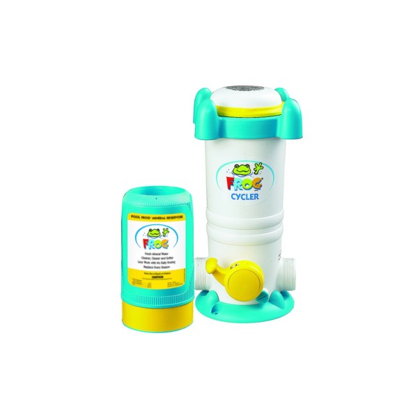 Chemical Feeder, Pool Frog Series 6100, Mineral Cartridge, 7,000 to 25,000 Gallon Pool : 01-01-6180