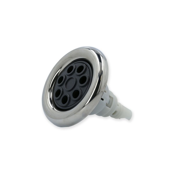 Jet Internal, CMP Hurricane 500, Twin Spin, 5" Face, Smooth, Graphite Gray w/ Stainless Escutcheon : 23552-042-000