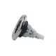 Jet Internal, CMP Hurricane 500, Twin Spin, 5" Face, Smooth, Graphite Gray w/ Stainless Escutcheon : 23552-042-000