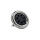 Jet Internal, CMP Hurricane 500, Twin Spin, 5" Face, Smooth, Graphite Gray w/ Stainless Escutcheon : 23552-042-000