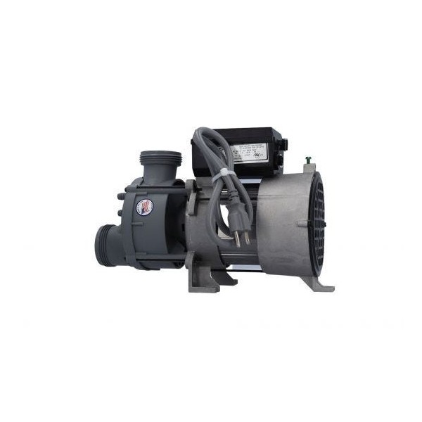 Pump, Waterway, Genesis, 1.0HP, 115V, 9.0 Amps, 1-Speed, 1-1/2"MBT w/Air Switch & NEMA Plug : 321JF10-0150