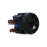 Air Switch, Herga, Latching, DPDT, 20A, Center Spout : 6862-AC