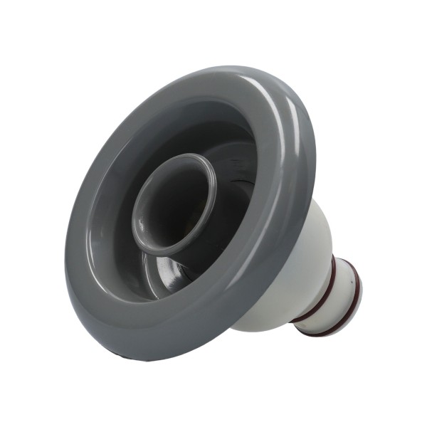 Jet Internal, Waterway Whirlpool, Non-Adjustable, 5" Face, Smooth, Gray : 212-2037
