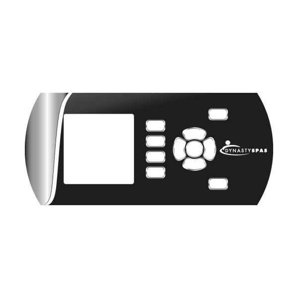 Overlay, K-600, Dynasty Logo 12991 Has No Button Cut-Out. : 12490
