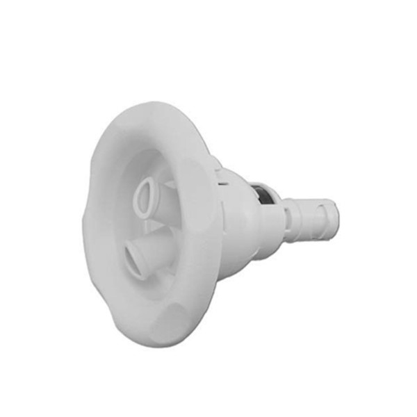 Jet Internal, Waterway Power Storm, Twin Roto, Gunite, 5" Face, 5-Scallop, White w/ Gunite Nozzles : 212-7610G