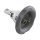Jet Inernal, Waterway, Power Storm, Thread-In, Directional, 5" Face, 5-Scallop, Stainless Steel, w/ Gray Nozzel : 229-7637S