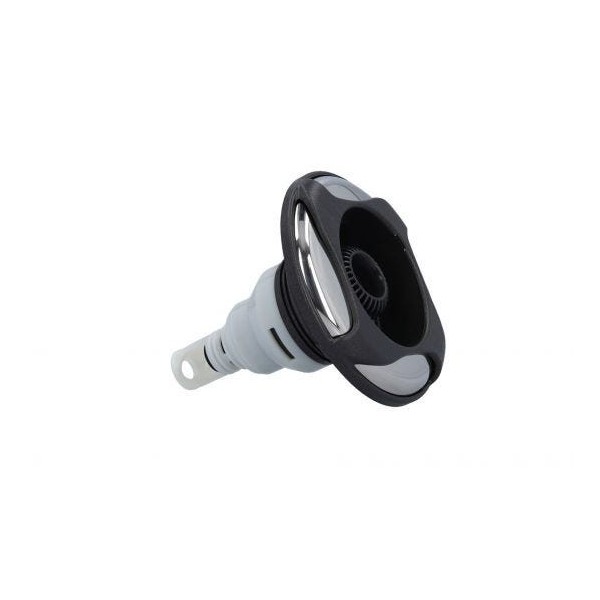 Jet Internal, Waterway, Power Storm, Directional, 5" Face, Swirl, Dark Gray/Stainless : 229-6349-DSGS