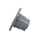 Jet Internal, Sundance, Magna, Rotating, 3-1/2" Face, Ribbed, Gray : 6541-047