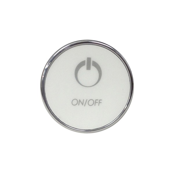 Spaside Control, CG Air Systems, TMS Round, 1-Button, For Variable Bath Pump, Chrome : CG/TMS1KR1UTV2CP