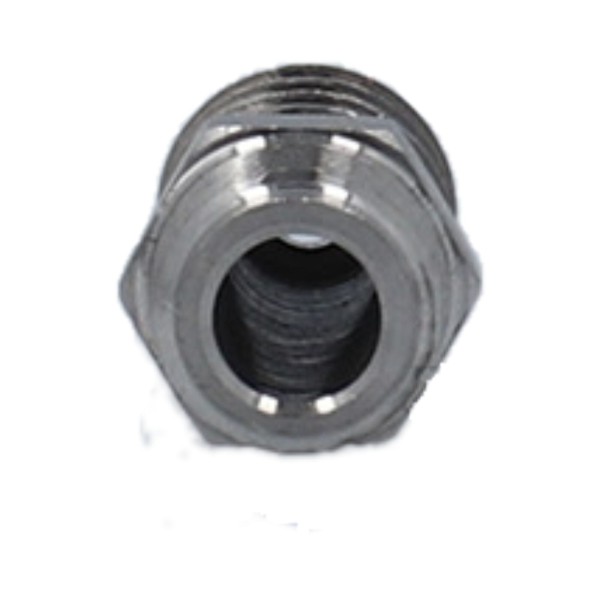 Fitting, Stainless Steel, Barbed Adapter, Sundance / Jacuzzi, 1/8"MPT x 3/8"Barb : 6540-034