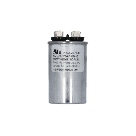 Capacitor, Motor Run, 370V, 35 MFD, 1-3/4" Dia. x 3" Length : RD-35-370