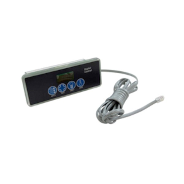 Spaside Control, CTI, Mini Max, LCD, 4-Button, Jets-Aux-Light-Heat : 1-628B-S