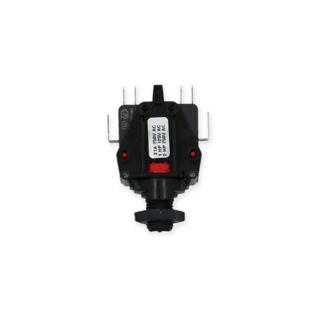 Air Switch, Herga, Latching, DPDT, 20A, Center Spout : 6872ACOU10