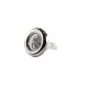 Jet Internal, Waterway Poly Storm, Roto, Fiber Optic, 3-3/8" Face, Smooth, Clear w/ Stainless Escutcheon : 212-8010F-SS