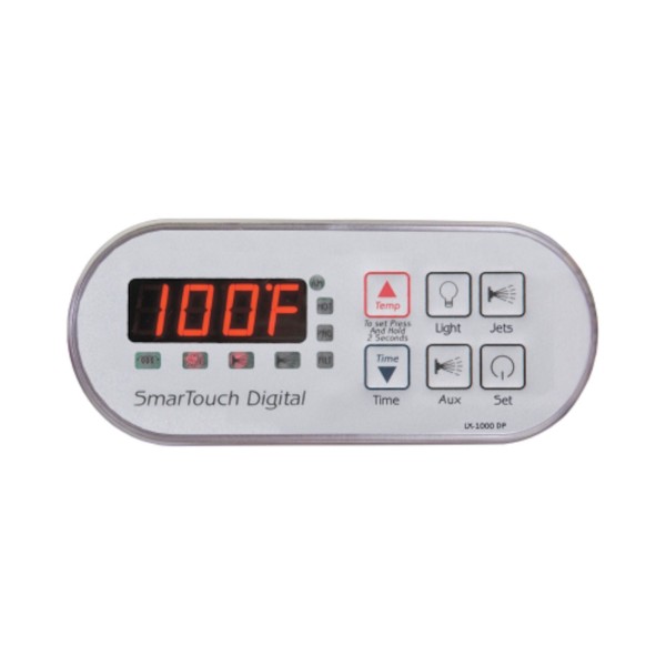 Spaside Control, ACC LX-1000, 6-Button, LED, Oval, Up-Light-Jets, Down-Blower-Set : LX-1000