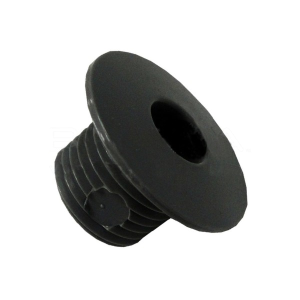 Wall Fitting, G&G, Micro/Macro, 1-1/2"Face, 1/2"Orifice, Black : 20214BK