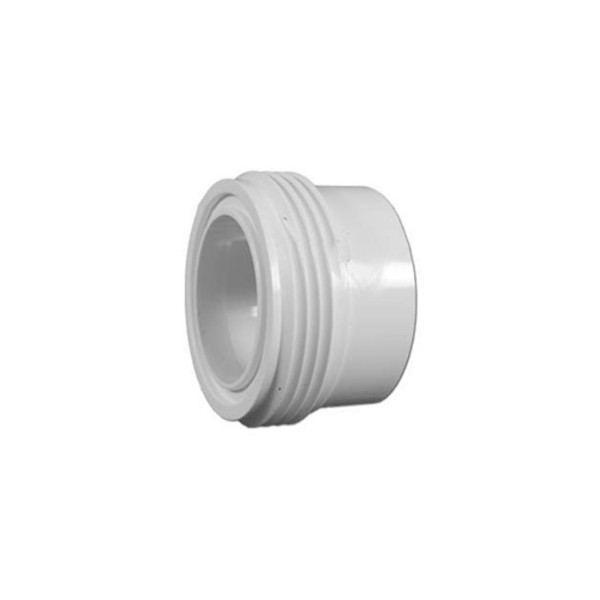 Tailpiece, Heater Union, Magic, 1-1/2"MBT x 1-1/2"S Short w/ O-Ring Groove : 0050106015-SH