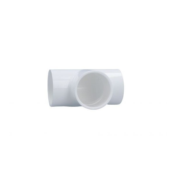 Fitting, PVC, Slip Tee, 2"S x 2"S x 2"S : 401-020