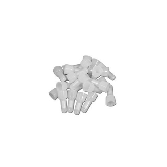 Wire Terminals, End Connector, 16-14 Gauge, Blue, 25 Pack : 1697