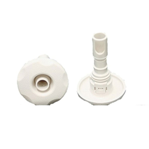 Jet Internal, Waterway Adjustable Cluster Storm, Thread-In, Directional, 2-1/4" Face, 5-Scallop, Textured, White : 229-1540