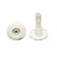 Jet Internal, Waterway Adjustable Cluster Storm, Thread-In, Directional, 2-1/4" Face, 5-Scallop, Textured, White : 229-1540