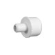 Fitting, PVC, Smooth Barb Adapter, 3/4"SB x 1-1/2"Spg : 413-4360