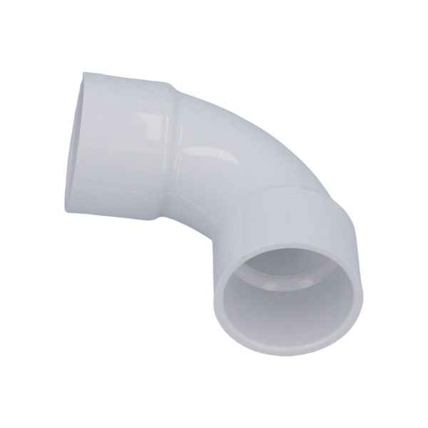 Fitting, PVC, Ell, 90°, Sweep, Slip, 1-1/2"S x 1-1/2"S : 411-9110