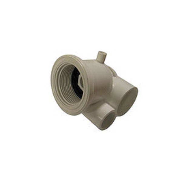 Jet Body,Balboa Micro Jet,Self Drain,1/2"S Air x 1"S Water Stacked,1-5/8"Hole Size : 47470400