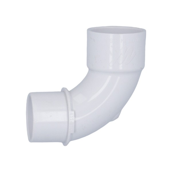 Fitting, PVC, Ell, 90°, Sweep, Street,1-1/2"S x 1-1/2"Spg : 411-9100