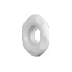 Escutcheon, Jet, Waterway, Mini Storm, 3" Face, Scalloped, White : 218-6950