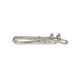 Heater Element, Flo-Thru, Double Bend, Titanium, 2.5kW, 230V, 10" Immersion Length : 25-4027-TI