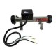 Heater Element, Flo-Thru, Double Bend, Titanium, 2.0kW, 230V, 10" Immersion Length : 25-4026-TI