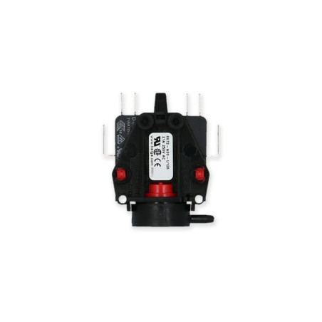 Air Switch, Herga, Latching, 20A, DPDT, Side Spout : 6872-AOO-U126