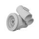 Jet Assembly, HydroAir Caged Freedom, Tee Body, 1"S Water x 1"S Air, White : 10-FS711AC