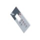 Overlay, Spaside, Gecko TSC35-GE1, 6-Button, Pump1-Pump2-Blower, For 0200-007143 : 9916-100381