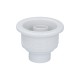 Jet Internal, Sundance, Whirlpool, Directional, 5" Face, Wall Fitting w/Eyeball, White : 6540-611