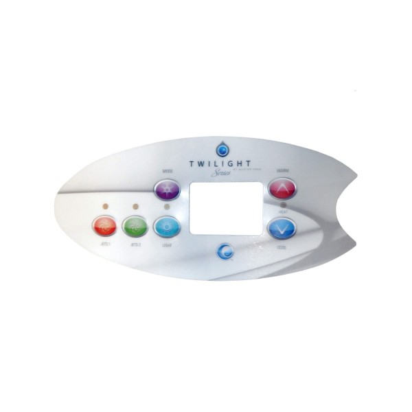 Overlay, Spaside, Master Spa, 6-Button, Mode-Jets1-Jets2-Light, Warm-Cool : X509043