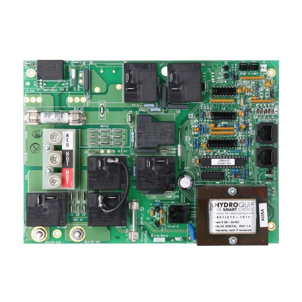 Circuit Board, Balboa, VALUER1, Duplex Digital, 8 Pin Phone Cable : 54161