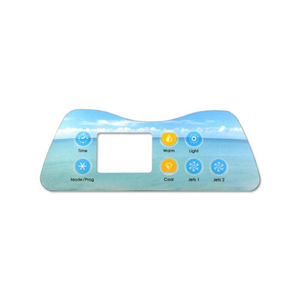 Overlay, Spaside, Artesian, 8000D Island, Digital Deluxe, 7 Button, 2-Pump : OP11-0035-77