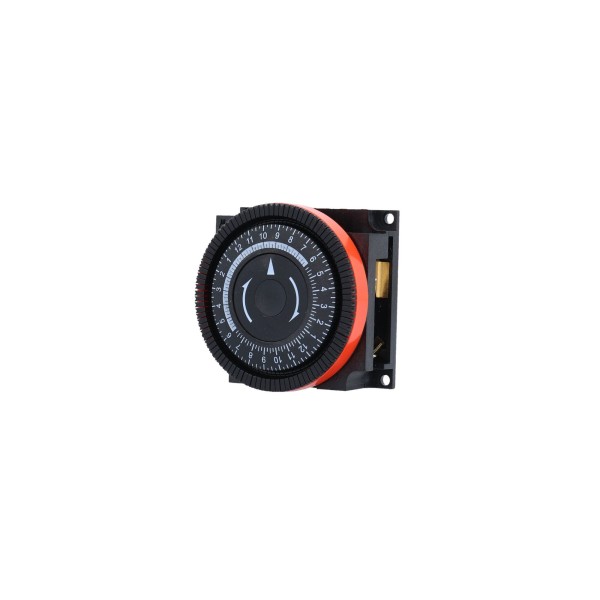 Time Clock, Diehl, 24HR, 115V, 16A, 5-Terminal, SPDT, Red : TA4079