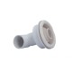 Jet Assembly, Waterway, Old Faithful, Directional, 1/2" Slip Air x 2" Slip Water, 90 Degree Body, 5-Scallop , White : 210-7440