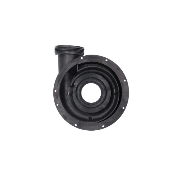 Pump Housing, Jacuzzi Piranha/Theramax/Theraflo/, 2"MBT w/Plugs : 6500-546