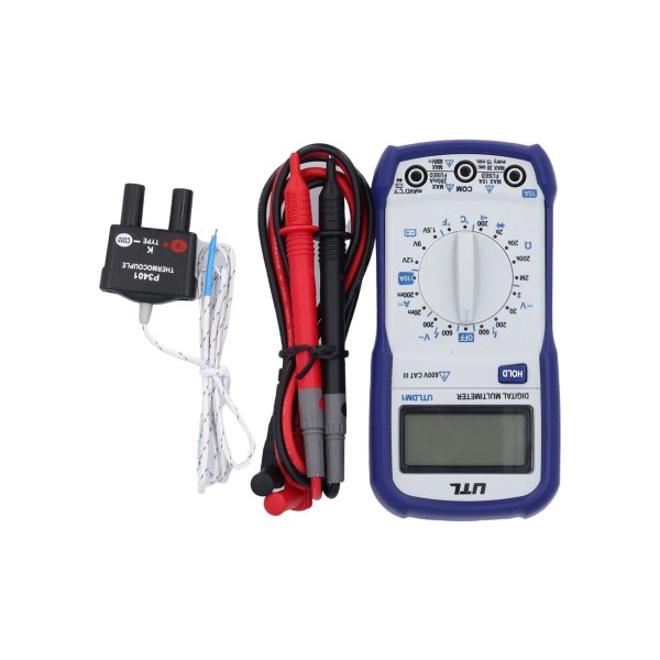 Multimeter, Digital w/Temperture : UTL33T
