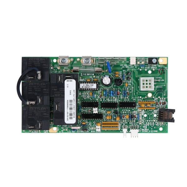 Circuit Board, Leisure Bay Balboa, V124R/240R1, Lite Leader, 8 Pin Phone Cable : 52100