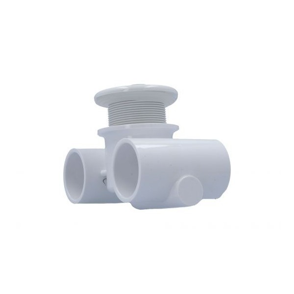 Jet Assembly, HydroAir Hydro-Jet, Extended, 1-1/2"S Water x 1-1/2"S Air, White : 10-5300-WHT