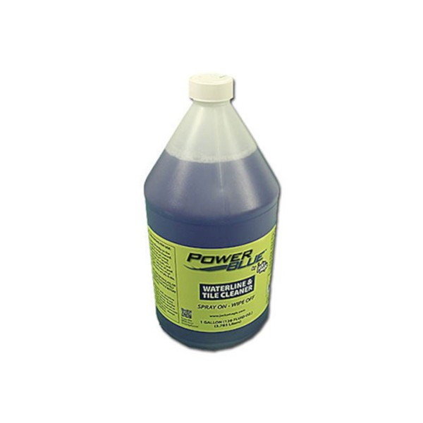 Cleaning Product, Power Blue, Waterline & Tile Cleaner, 1 Gallon Bottle : PB128