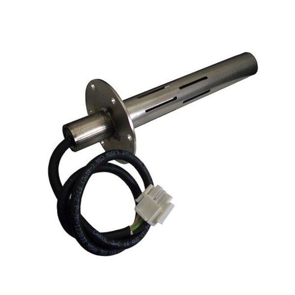 Heater Element, Round Flange, Rod Style, Watkins Hot Spot, 1.0kW, 115V w/3 Pin Amp Plug : 34742