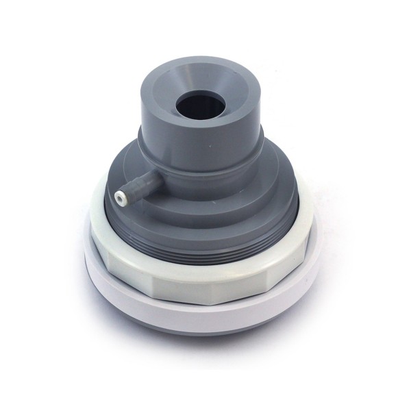 Jet Assembly, HydroAir Cloudburst, Multi-Port, 2"Spg Water x 3/8"B Air, Grey : 10-8310-GREY